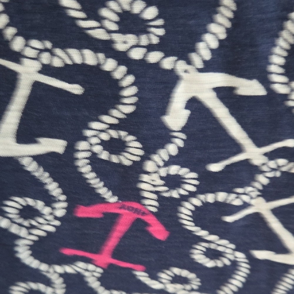 Lilly Pulitzer Navy and Pink Long Sleeve Dress - Picture 5 of 6